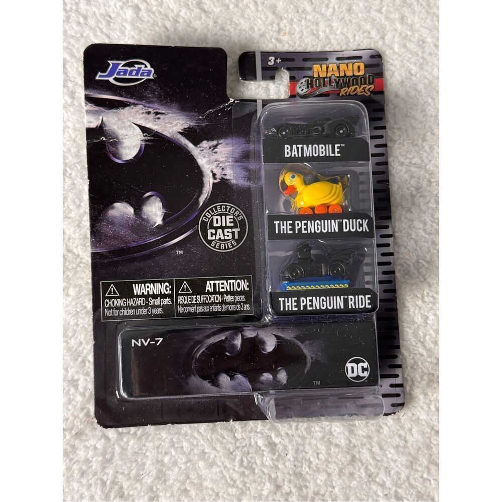 Jada 31616 Batman 3-Pack Nano Hollywood Rides Die-Cast Vehicles